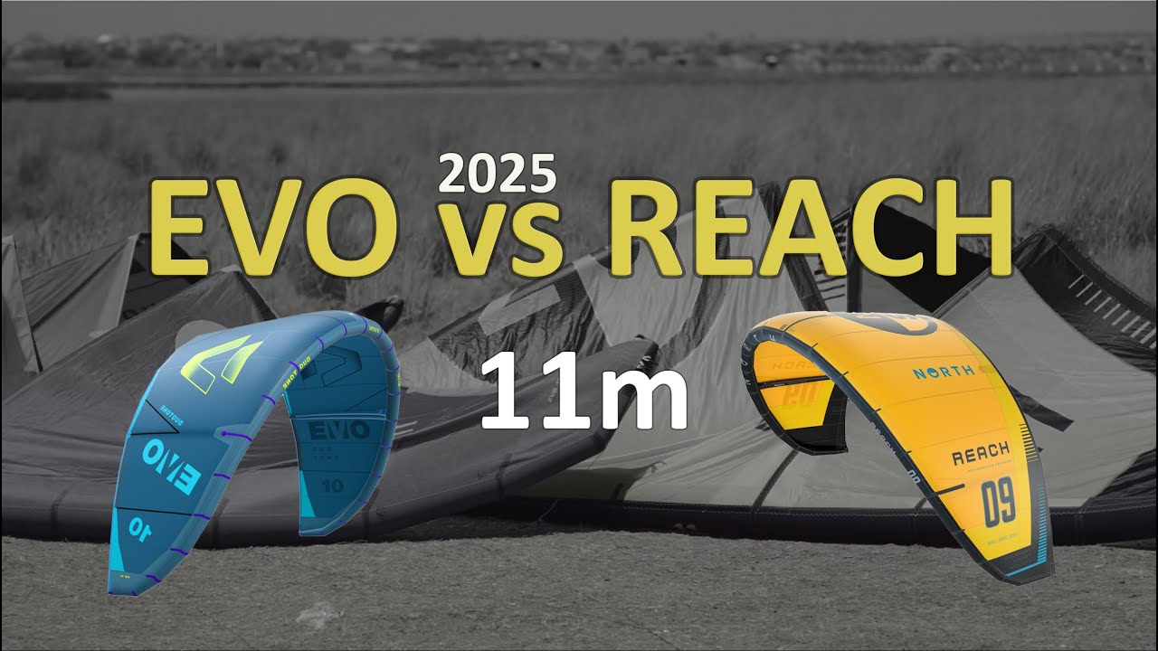 Duotone Evo 2025 vs North Reach 2025 | 11m2 kite test | Дуотон Эво 2025 vs Норс Рич 2025