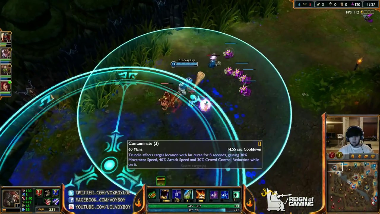 Crs Voyboy - Trundle power, top lane [2500elo] [Diamond l]