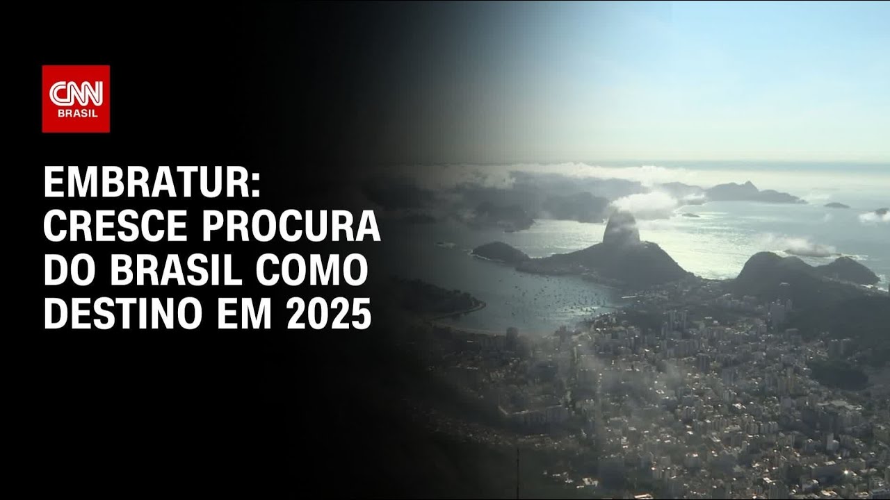 Procura do Brasil como destino cresce em 2025, afirma Embratur | CNN PRIME TIME