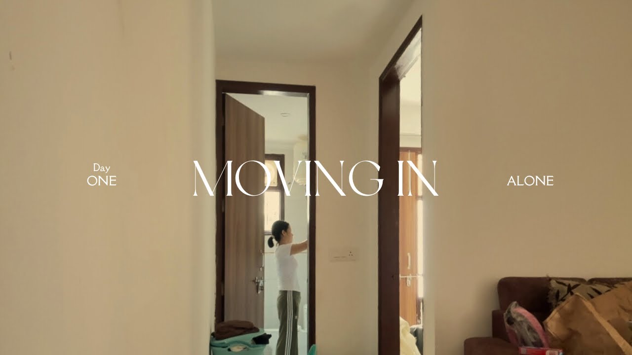 Moving Into My New Flat in Delhi | Living Alone Vlog