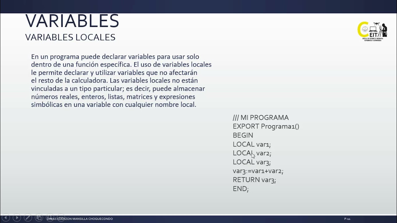 CEIT - PROGRAMACION EN HP PPL HP PRIME 01