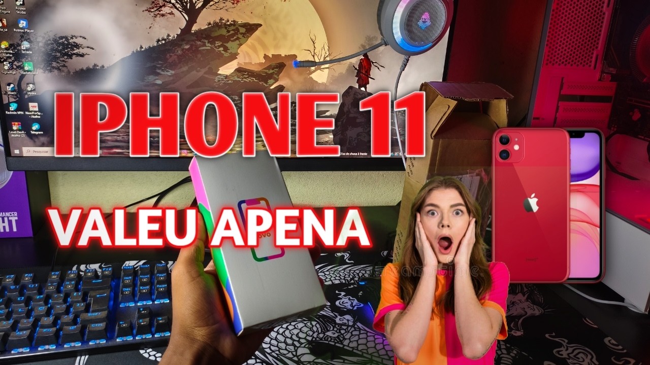COMPREI iPHONE 11 do mercado livre veleu apena 😨