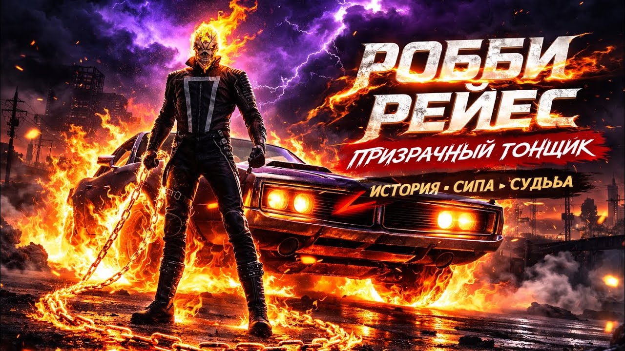 Начало пути Призрачного Гонщика (Робби Рейеса)