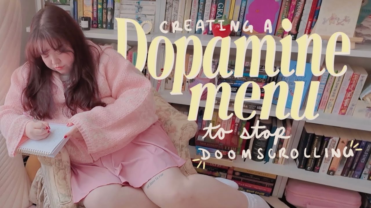 using a dopamine menu to stop doomscrolling 🧺 cozy hobby vlog