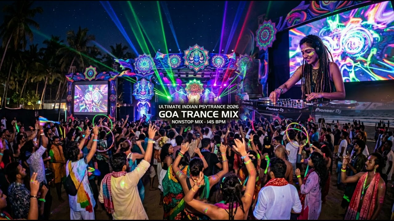 Ultimate Indian Psytrance 2026 🔱 Nonstop Goa Trance Mix | 145 BPM Festival Party