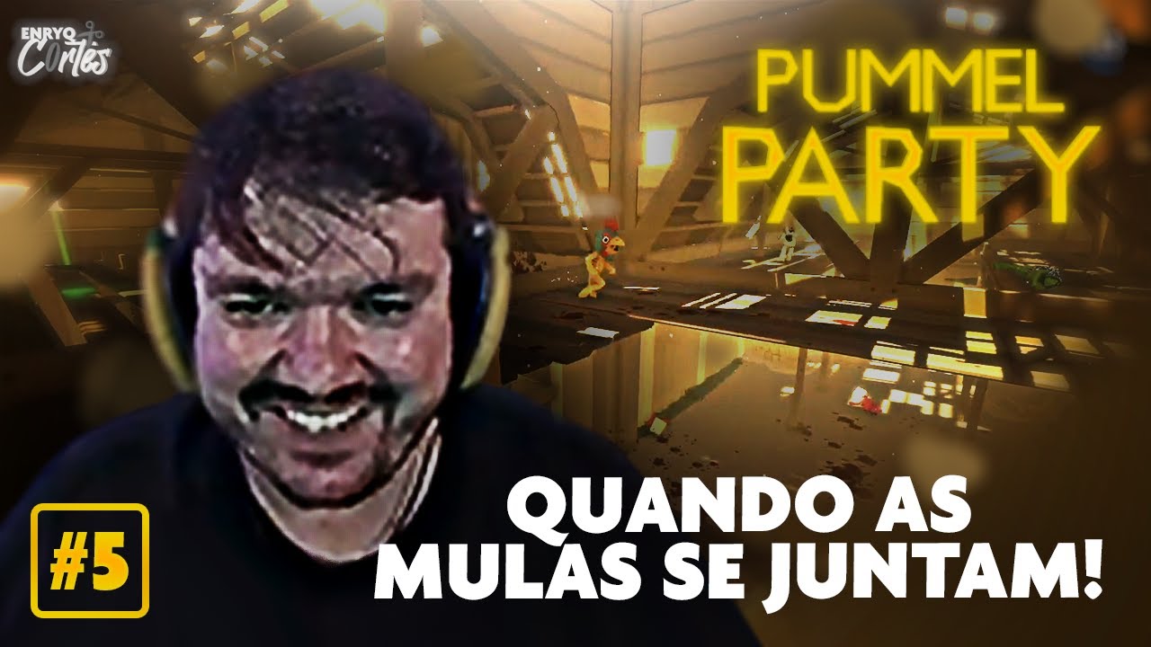 PRIMEIRA DO ANO! Gaules, Liminha, BT, Nak e Steelega - PUMMEL PARTY (02/01/2024) #5