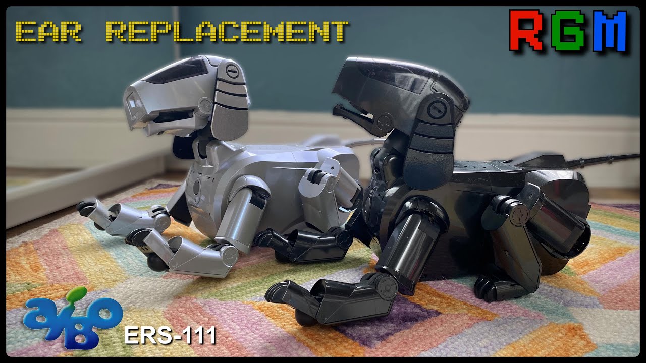 SONY AIBO ERS-111 EAR RESTORATION Time to give our ageing Aibos their ears back.