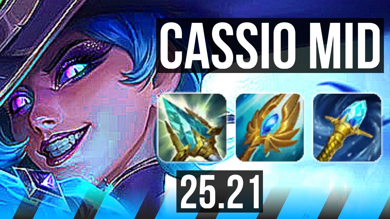 CASSIOPEIA vs SYLAS (MID) | 7 solo kills, Godlike | KR Master | 25.21