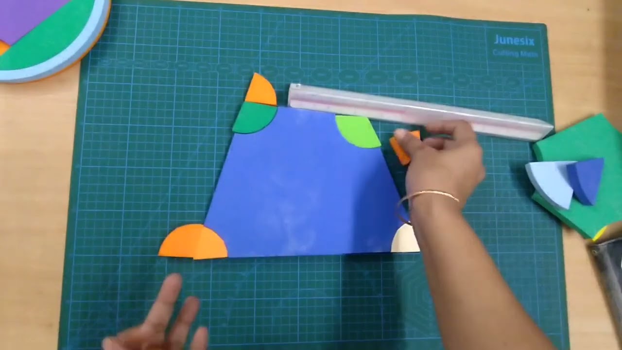 Exterior angles sum property of a Quadrilateral