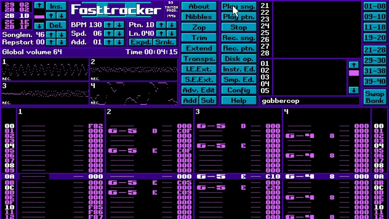 Gabber Cop -- Amiga/PC Mod Xm IT