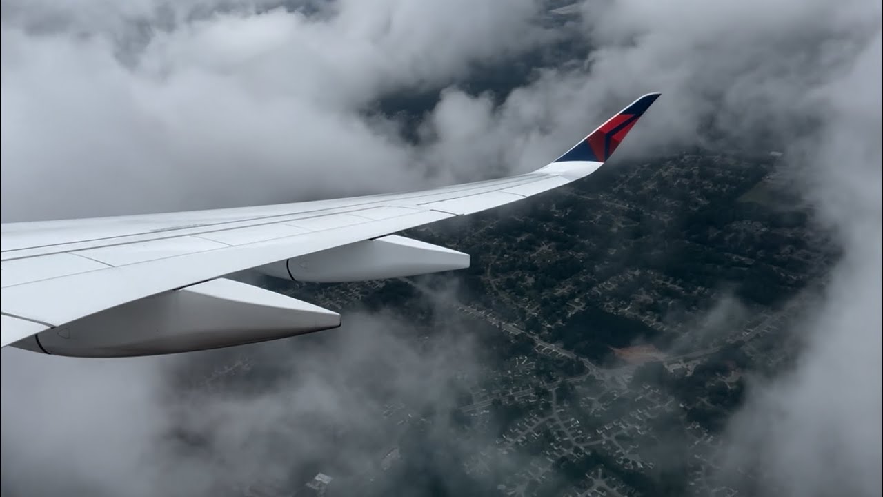 Delta Airbus A350-900 Pushback, Taxi, and Takeoff from Atlanta (ATL)