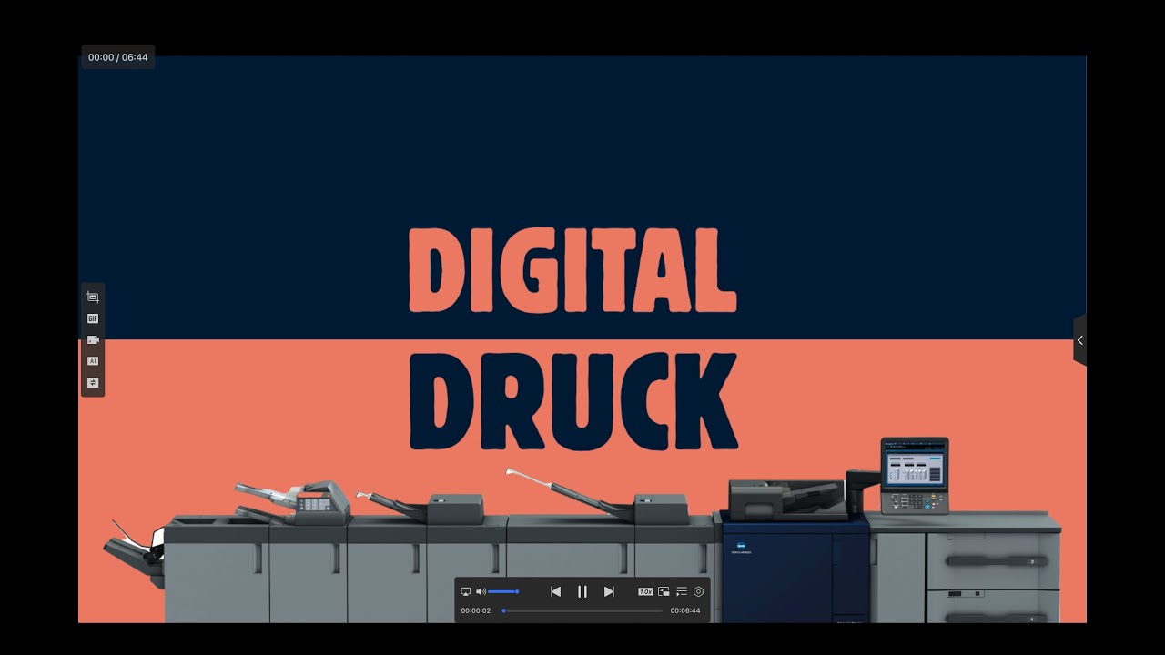 Digitaldruck Erkl&auml;rvideo 2025 - Projekt der Unterstufenklasse Mediengestalter:innen Digital u.Print