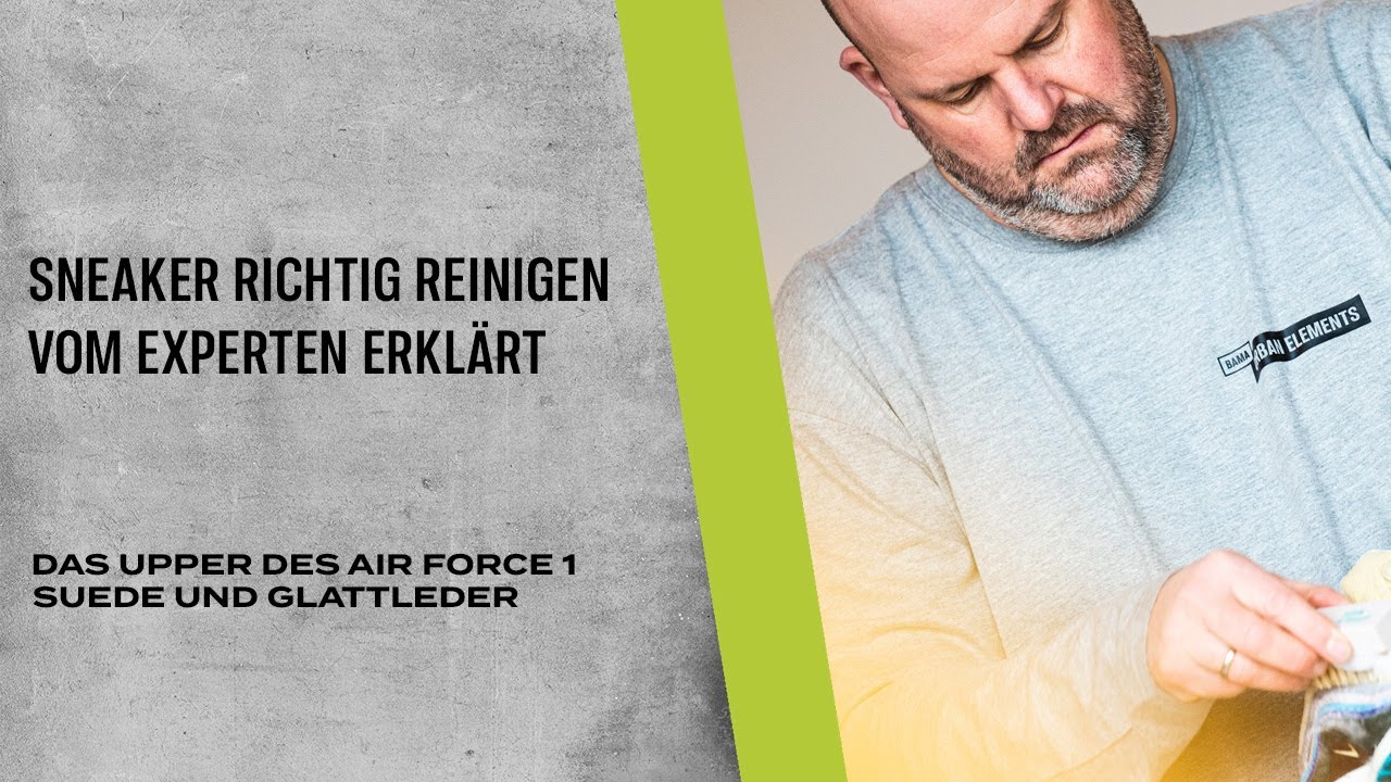Sneaker richtig reinigen! Workshop: 