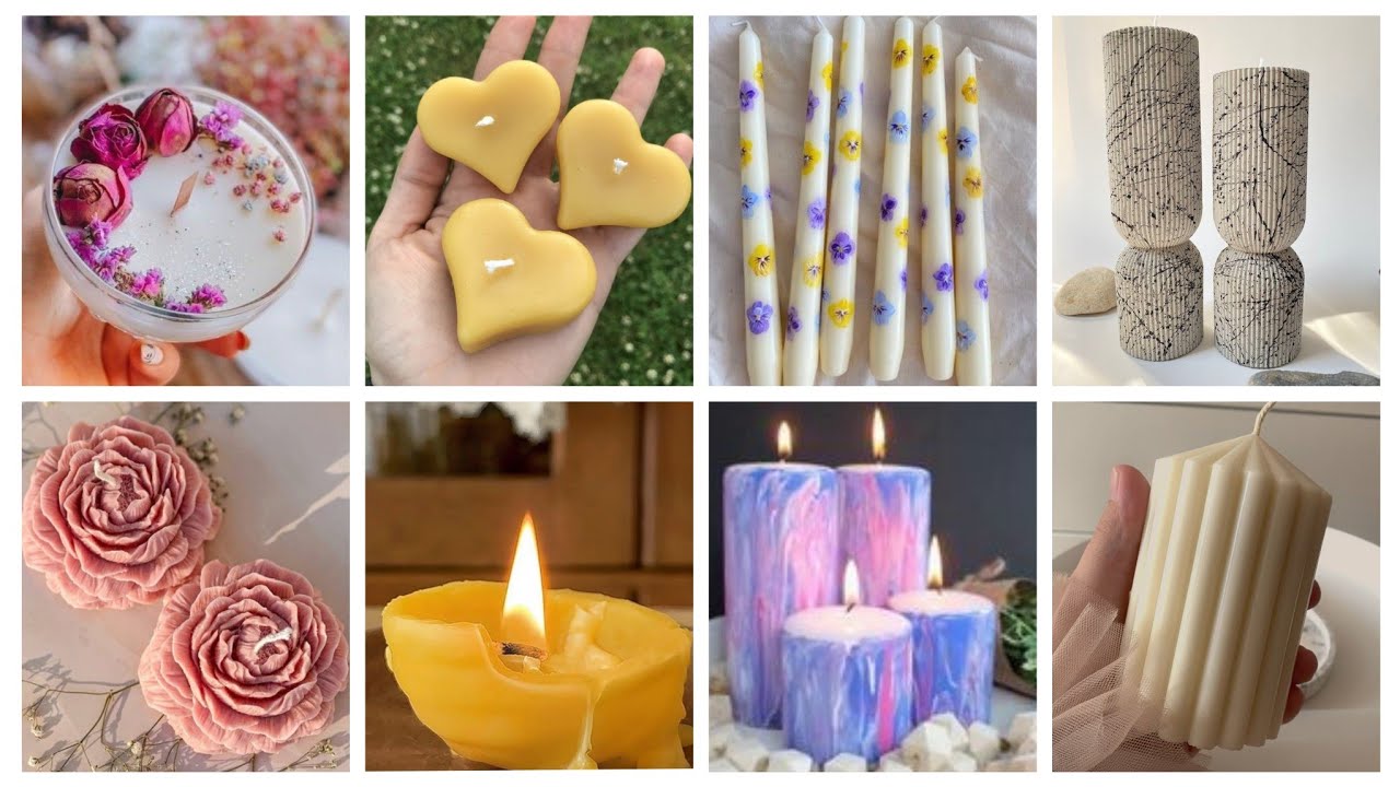 9 دقائق ابداع ✨لعمل شموع🕯️ في البيت زيني وعطري بيتك بأقل تكلفة bougies  personnalisé #diy