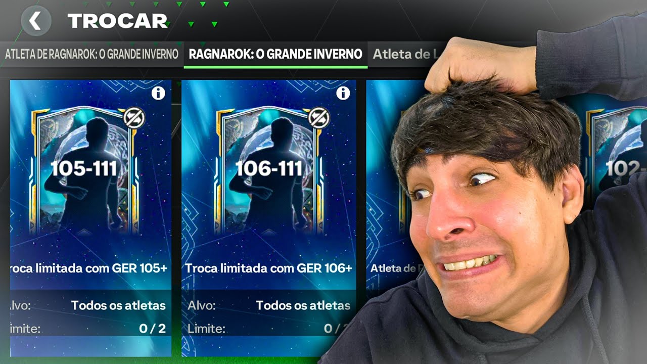 MUITA SORTE 🔥 FIZ TODAS AS TROCAS DO JOGO