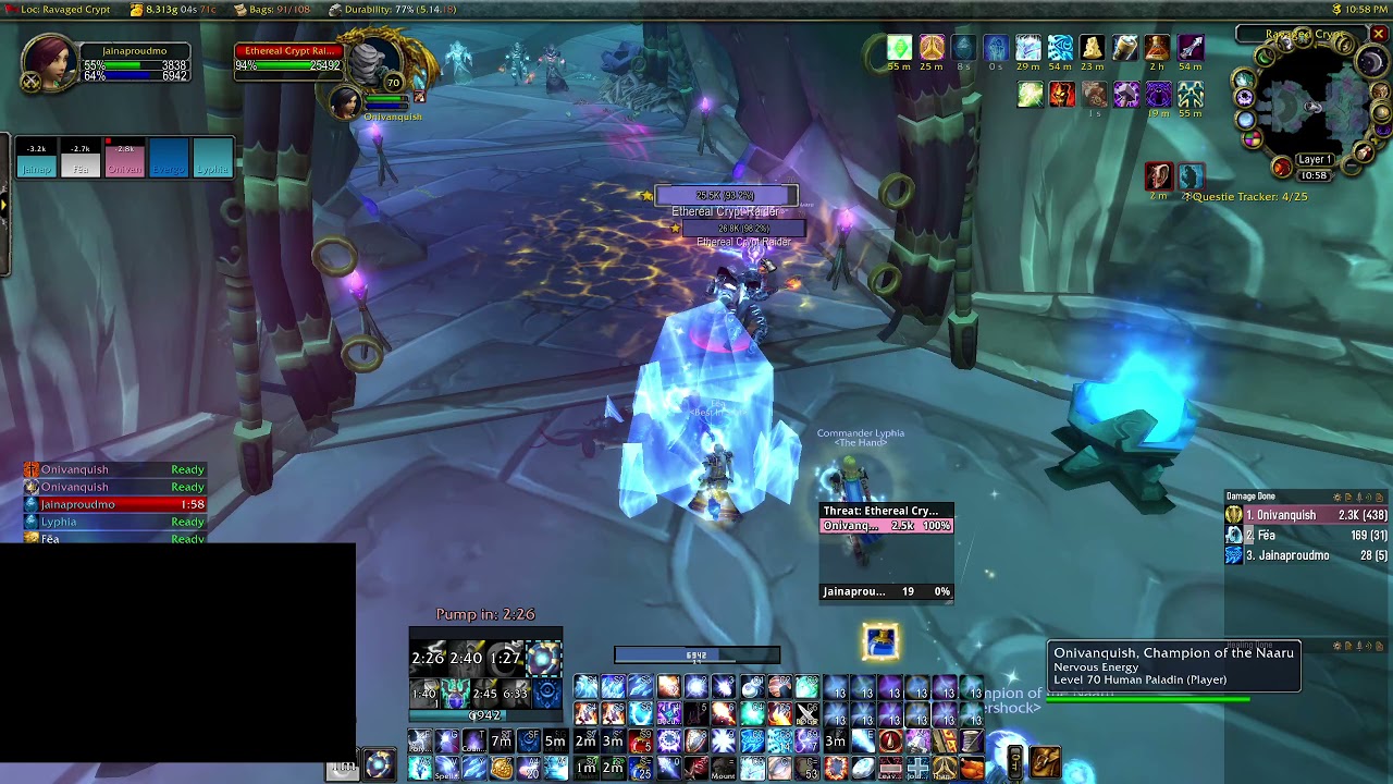WoW TBC Heroic Speed Runs Arcane Mage POV
