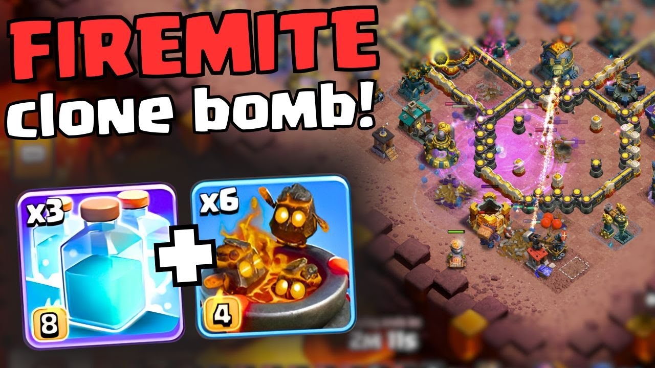 The Firemite Clone Bomb is INSANE (Please don't watch Supercell) | Clash of Clans