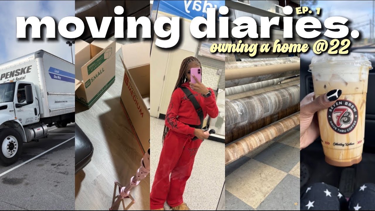 moving diaries ep1: preparing to move, packing , shopping |owning a home @22 
