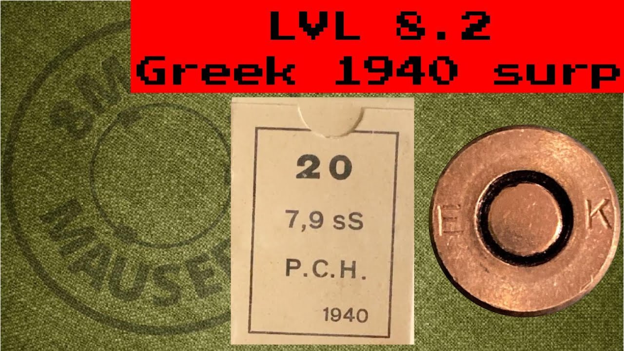 Surplus 8mm Ammo Review: Greek (1940)