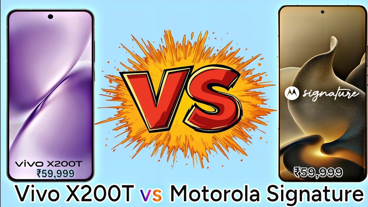 Vivo x200t vs Motorola Signature Which Phone is BEST?