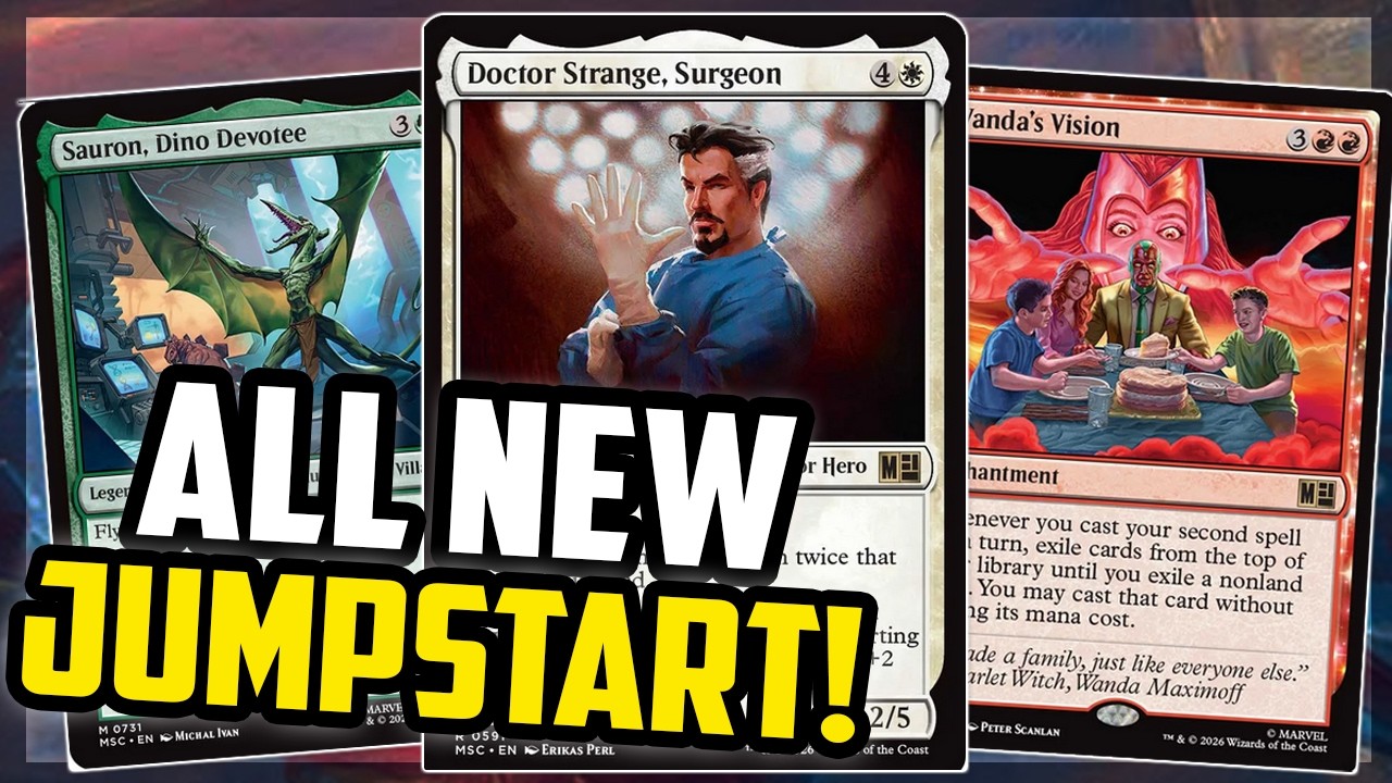 Marvel только что представили 185 НОВЫХ карт Jumpstart... Вот всё, что вам нужно знать!