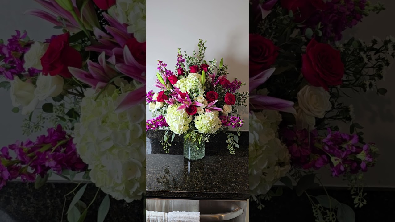 New Year bright up  one side  vase arrange January 5, 2025