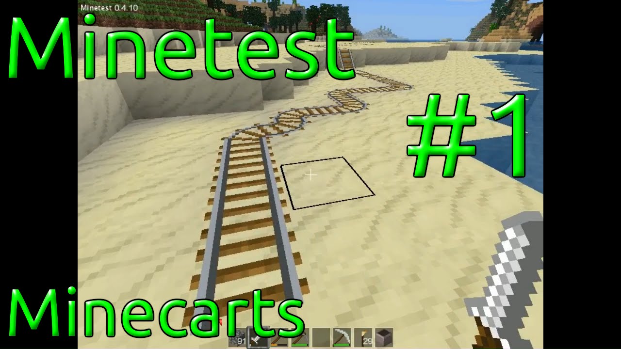 Minetest 1 - Tour and Minecarts