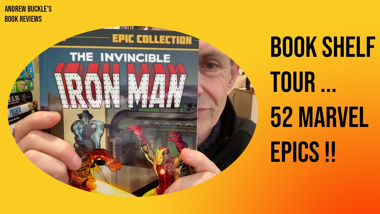 EPIC Marvel Book Shelf Tour - 52 Marvel Epics !!