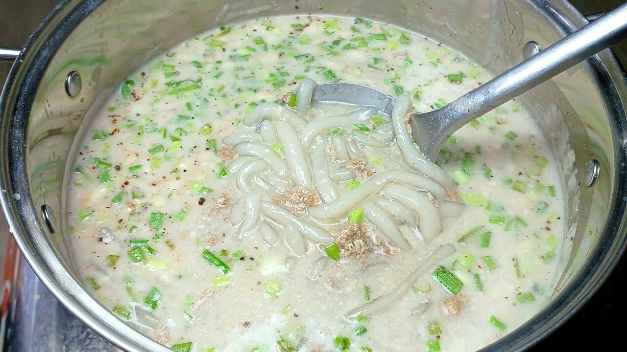 BÁNH CANH CUA NƯỚC CỐT DỪA cách nấu bánh canh cua đồng nước cốt dừa bánh canh cua miền tây