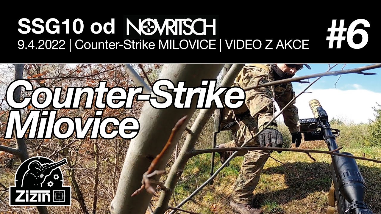 Airsoft Sniper CZ - Counter-Strike Milovice | 9.4.2022 - V hlavní roli SSG10 a Glock 