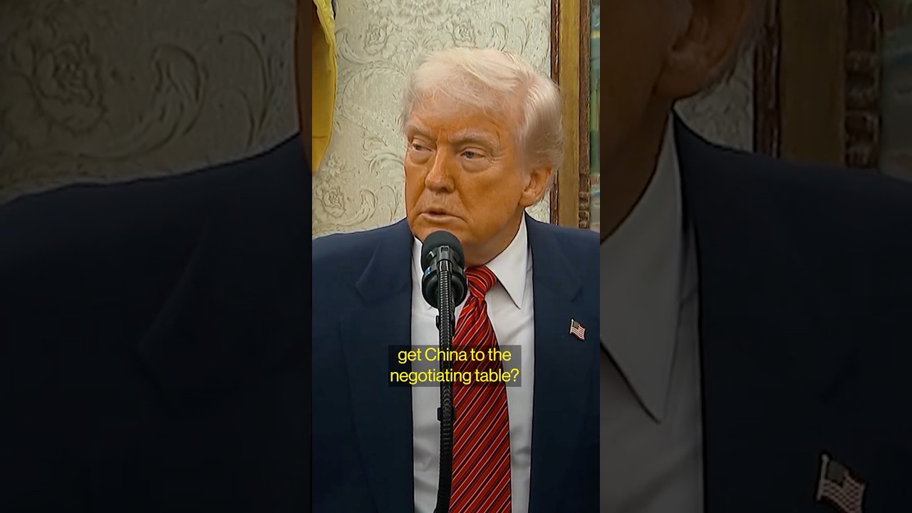 Trump Says He Won't Lower China Tariffs to Jump-Start Talks