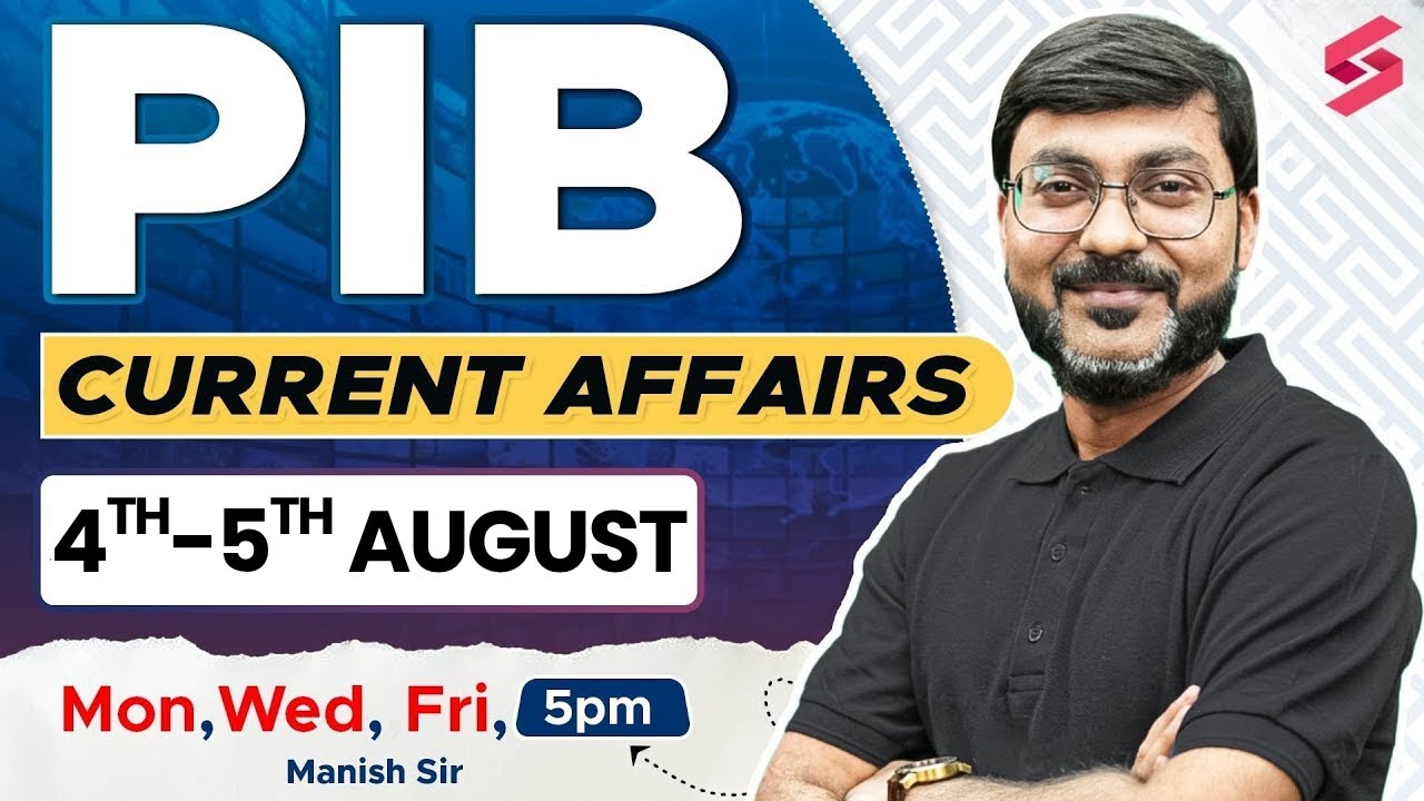 PIB Current Affairs | PIB Manish Sir | PIB for RBI Grade B | RBI Grade B Preparation | RBI Grade B