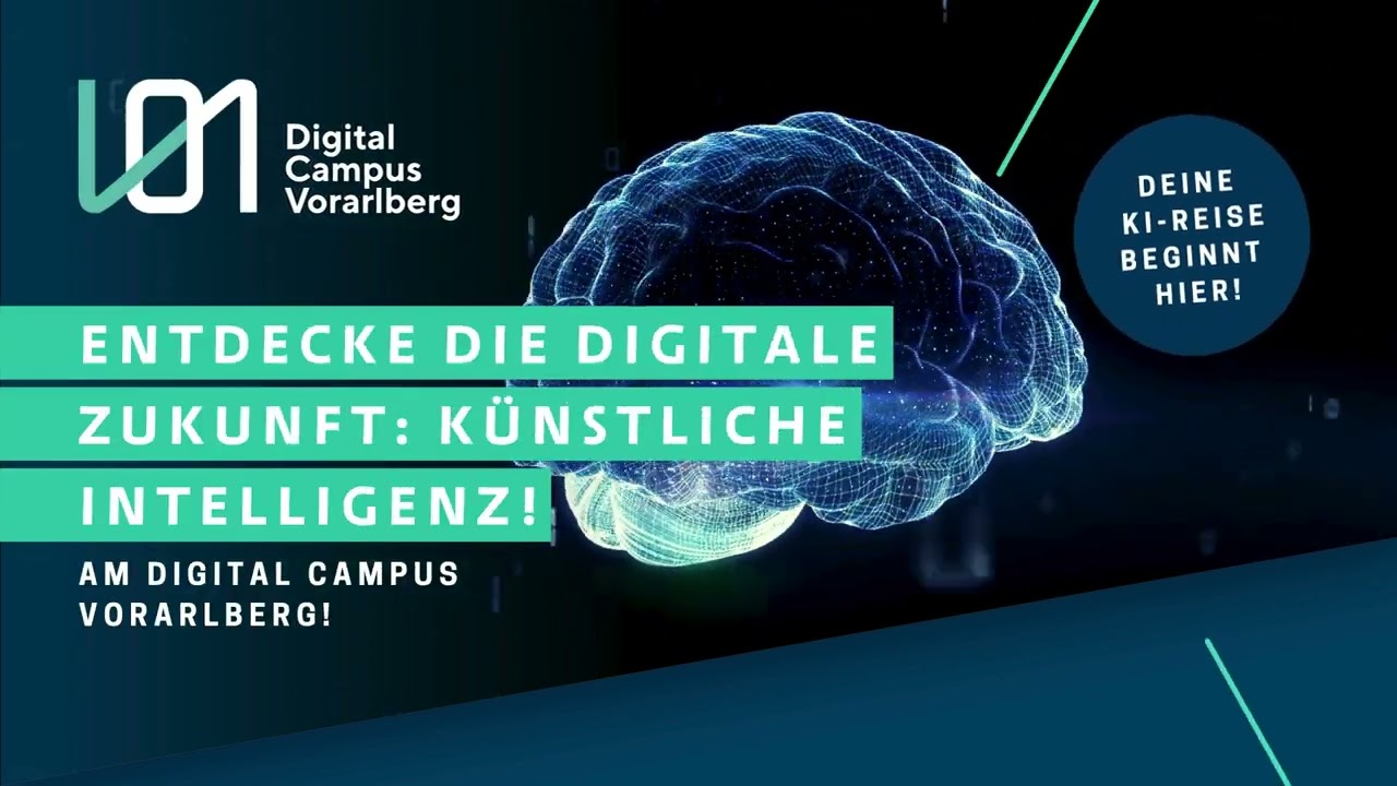 Lerne mit KI (künstlicher Intelligenz) zu arbeiten | Digital Campus Vorarlberg