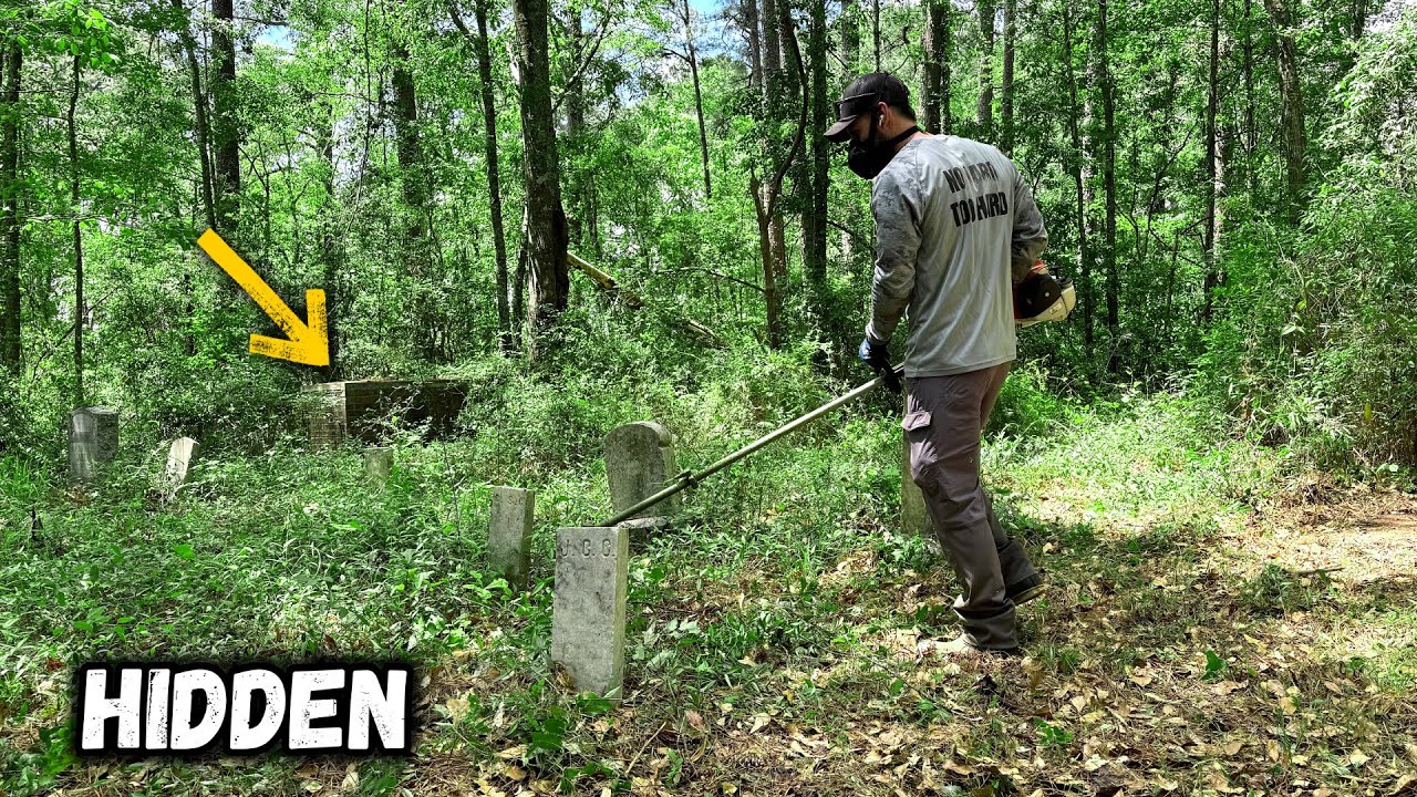 We were SHOCKED at who we found BURIED in this HIDDEN cemetery