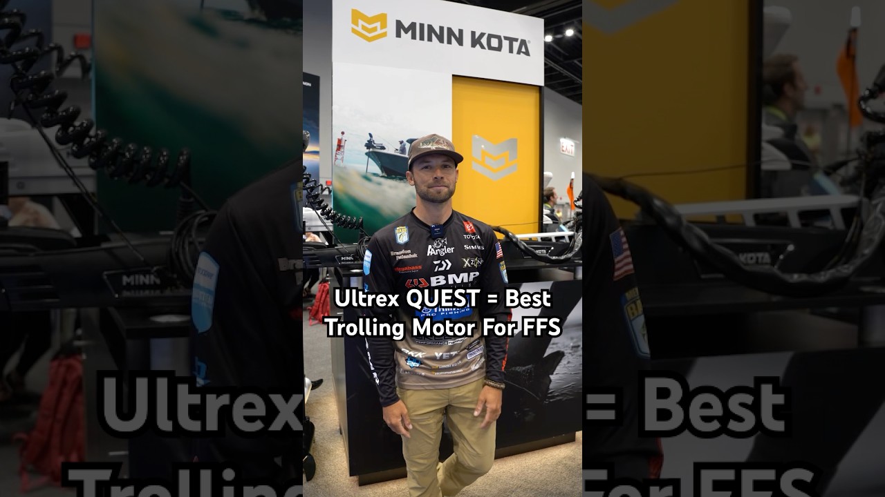Ultrex QUEST = Best Trolling Motor For Forward Facing Sonar 💪 #MinnKota