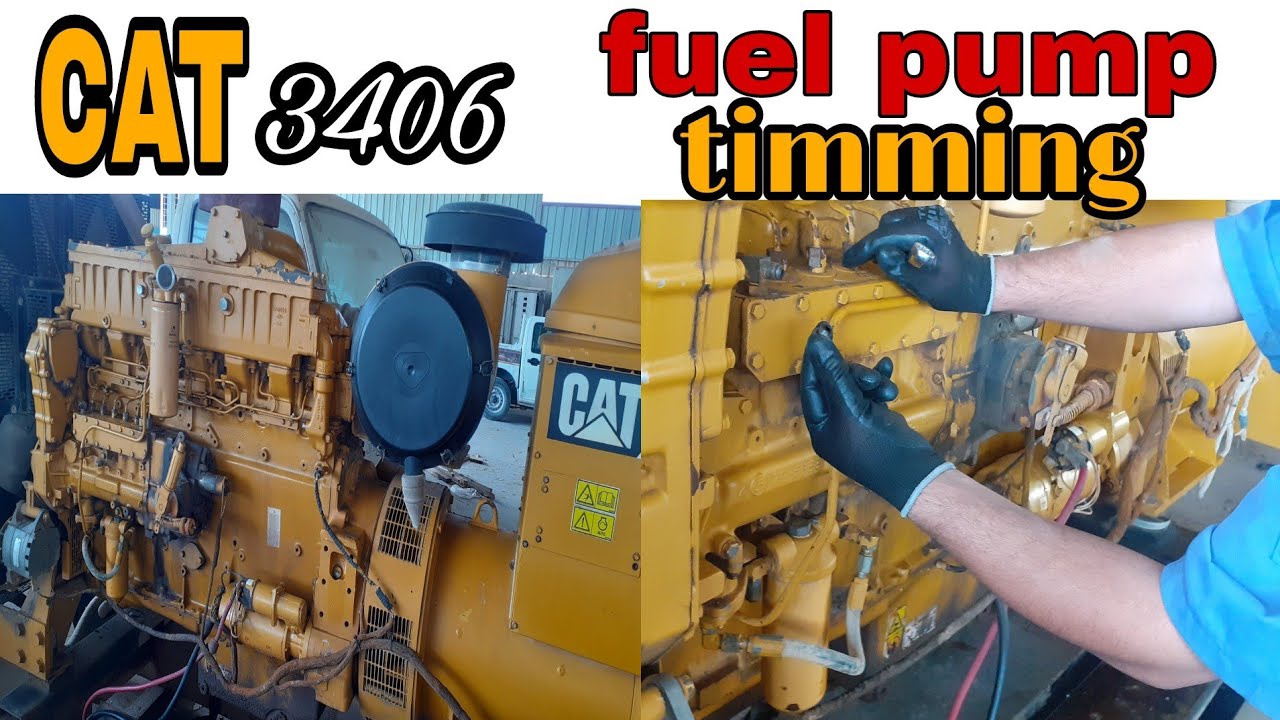 Cat 3406 engine . how to adjust fuel injection pump timming.