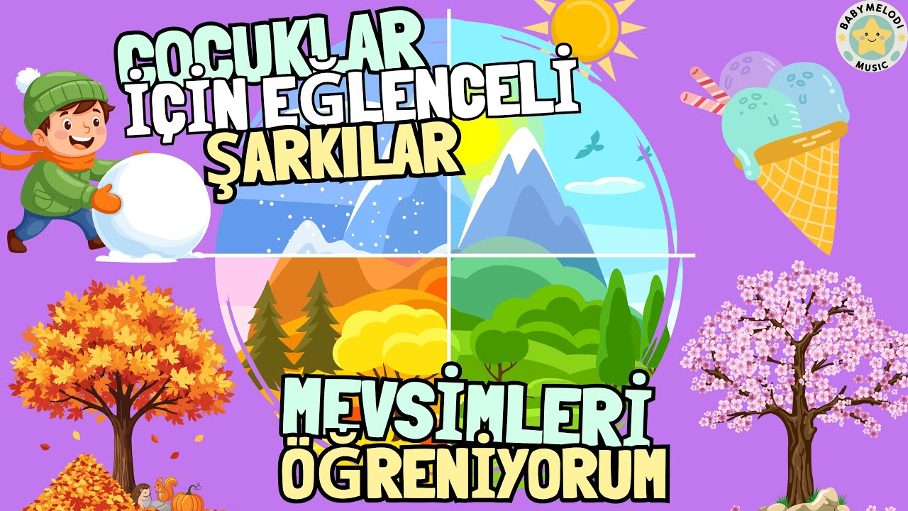 MEVSİMLERİ ÖĞRENİYORUM | Eğitici Çocuk Şarkısı | Eğitici Çocuk Şarkısı | BabyMelodi Music