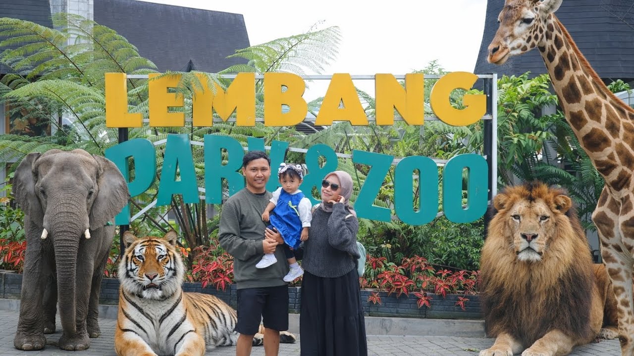 LEMBANG PARK & ZOO | MELIHAT SERUNYA ATRAKSI GAJAH DAN MEMBERI MAKAN IKAN DI LEMBANG PARK & ZOO 