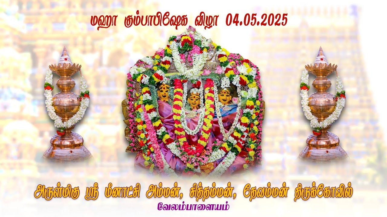 அருள்மிகு ஸ்ரீ மீனாட்சியம்மன் திருக்கோயில் மகா கும்பாபிஷேக விழா -  2025,வேலம்பாளையம்,வெள்ளகோவில்.