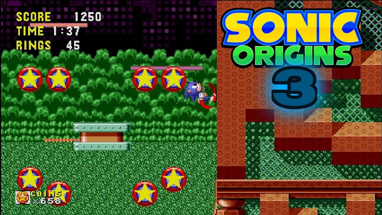 Sonic Origins Walkthrough | Spring Yard Zone [Part Three]