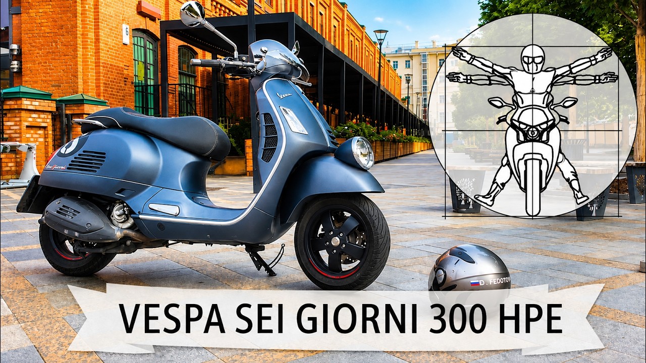 Vespa Sei Giorni 300: Тест-драйв и обзор лучшего итальянского скутера