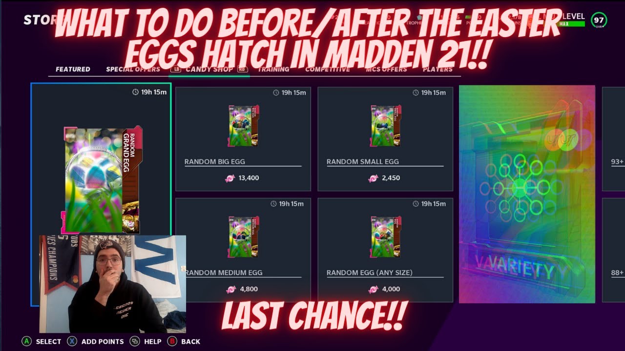 WHAT TO DO BEFORE/AFTER THE EASTER EGGS OPEN IN MADDEN 21!!*LAST CHANCE*TO MAKE SURE YOU'RE PREPARED