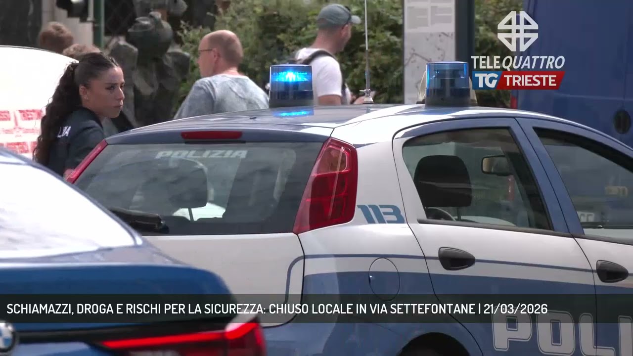 SCHIAMAZZI, DROGA E RISCHI PER LA SICUREZZA: CHIUSO LOCALE IN VIA SETTEFONTANE | 21/03/2026