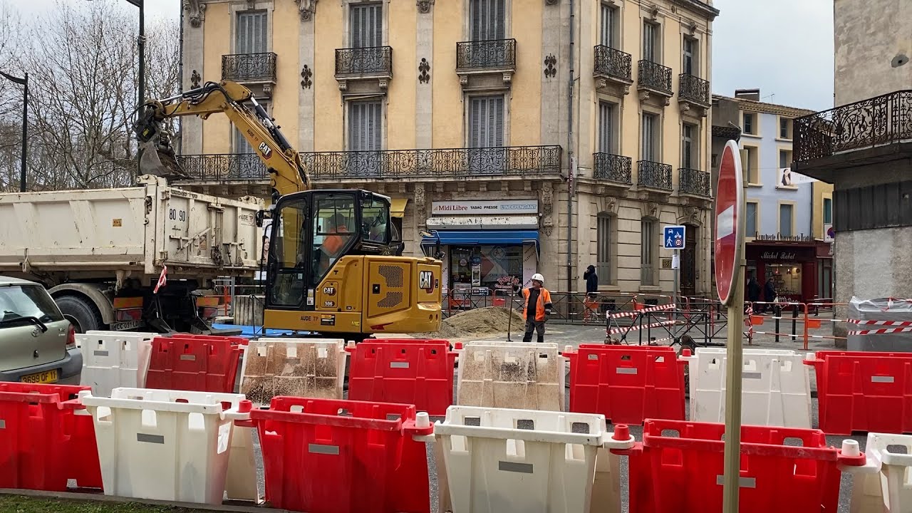 Circulation perturbée dans le quartier du Pont Vieux à Carcassonne en raison de travaux :