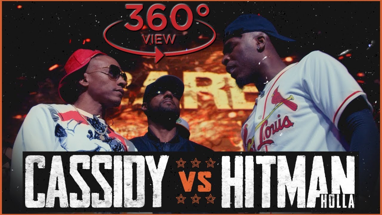 CASSIDY VS HITMAN HOLLA 360 VIEW EPIC RAP BATTLE - RBE