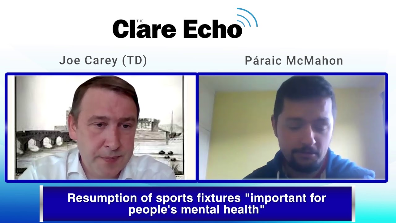 Joe Carey TD talks Sport - The Clare Echo