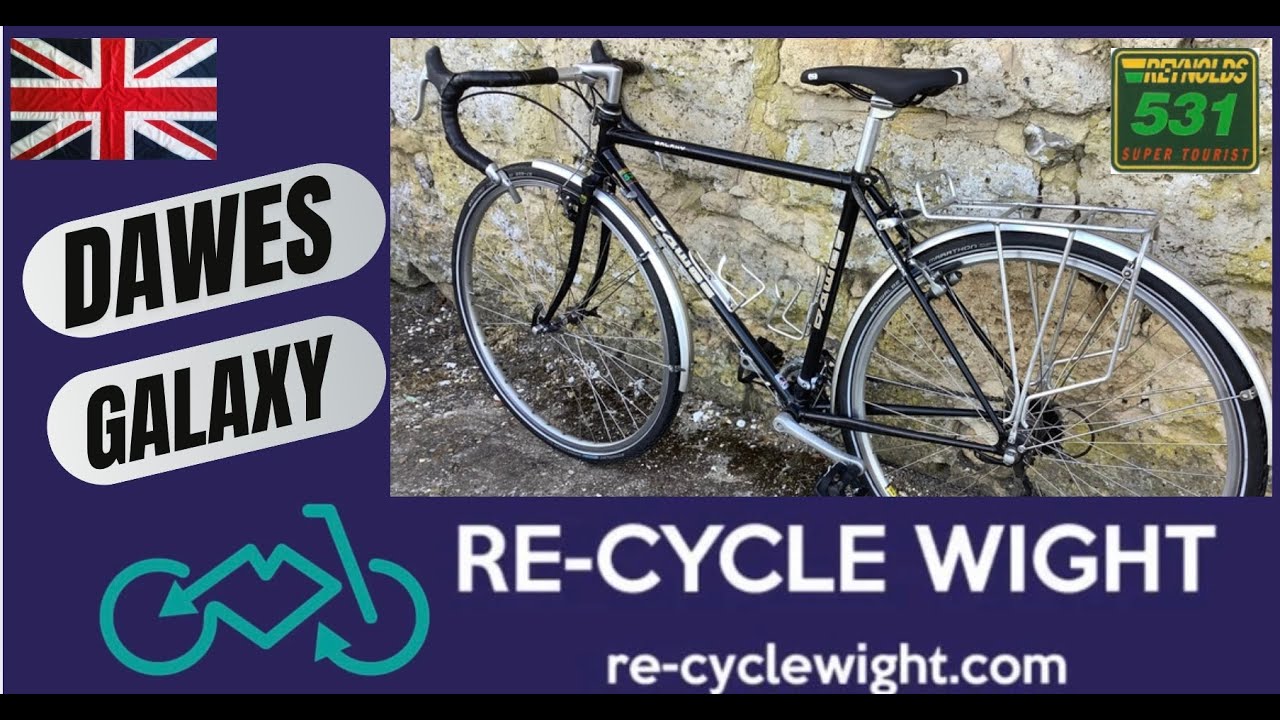 Classic Dawes Galaxy Reynolds 531st Handbuilt in England British Touring Bike from Re-Cycle Wight
