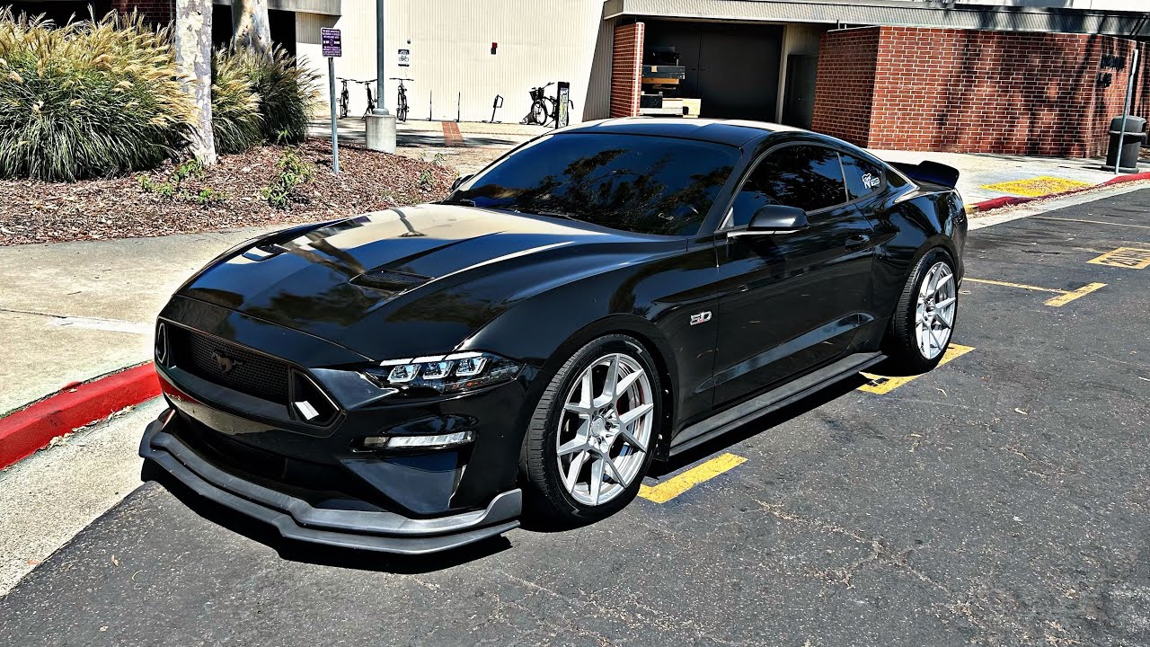 POV RUNNING LATE TO COLLEGE IN MY 600HP MUSTANG GT…