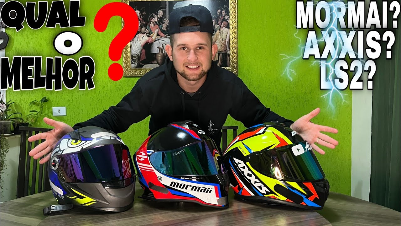 QUAL CAPACETE ESCOLHER ? LS2? MORMAI OU AXXIS!?
