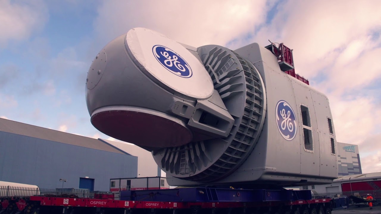 GE Renewables' Haliade-X nacelle arrives in the UK for testing